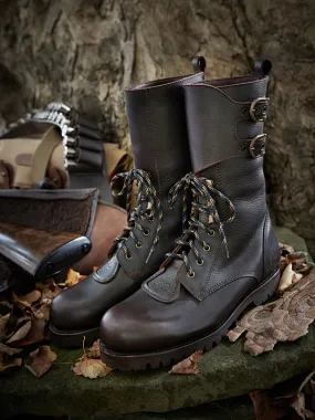 11 " Laced Country Boot - Greased brown Leather - Men’s - Osprey