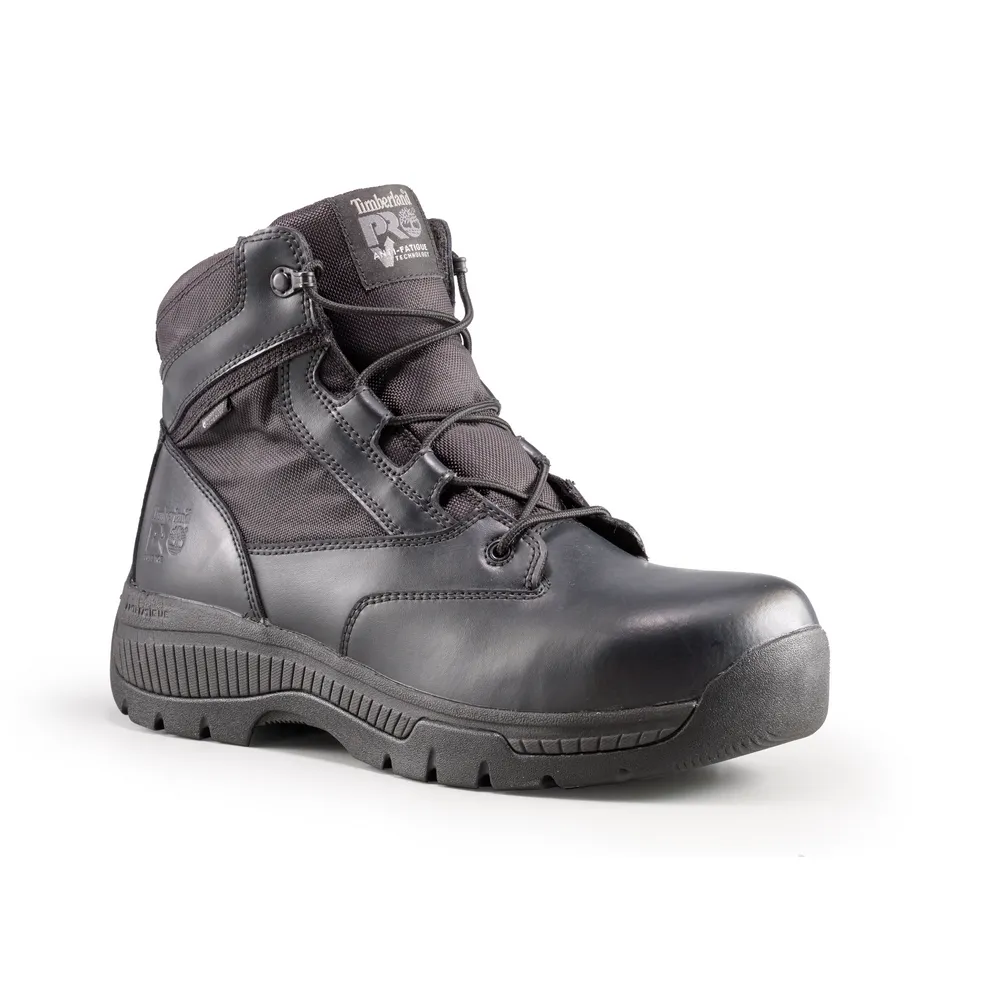 6IN. VALOR DUTY WATERPROOF ZIP BOOT - 001-Black | Timberland PRO TB01163A