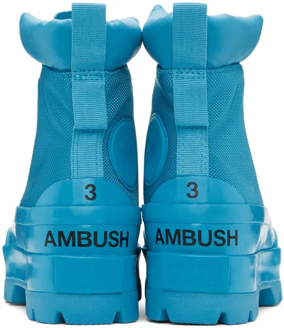 AMBUSH Blue Converse Edition CTAS Duck Ankle Boot
