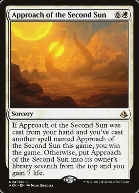 Approach of the Second Sun Amonkhet MTG Single #004
