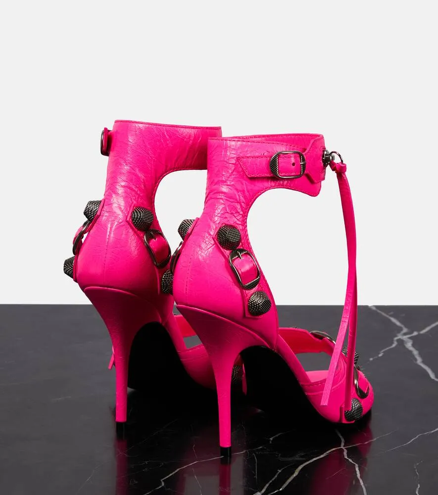 Balenciaga Embellished leather sandals