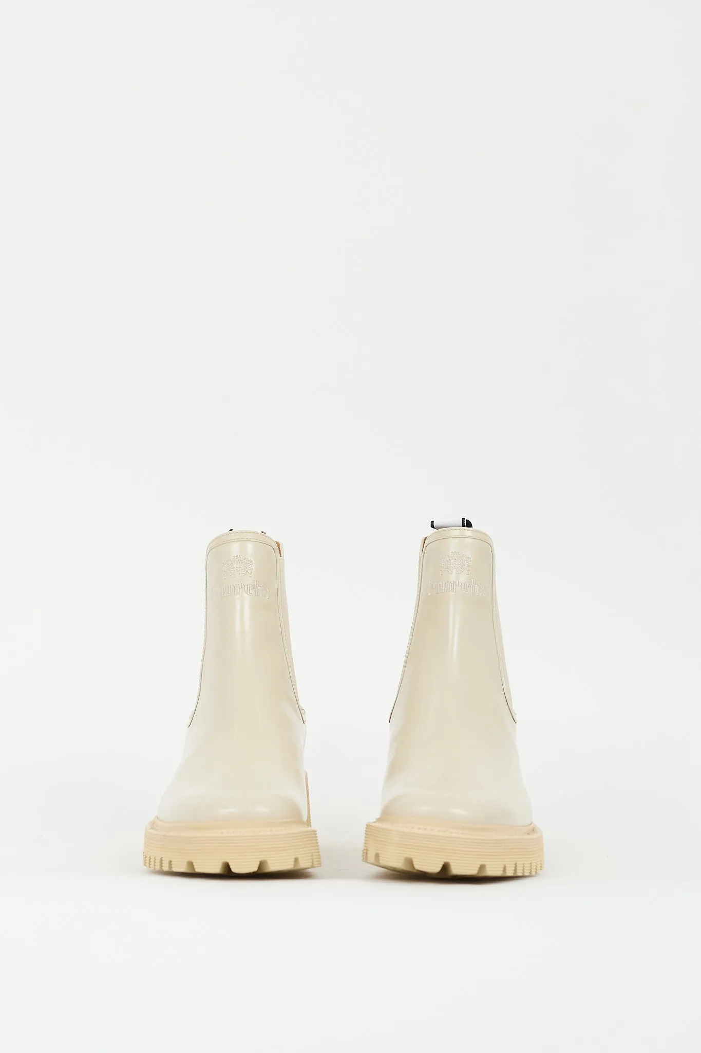 Beige Leather Gwen Ankle Boot