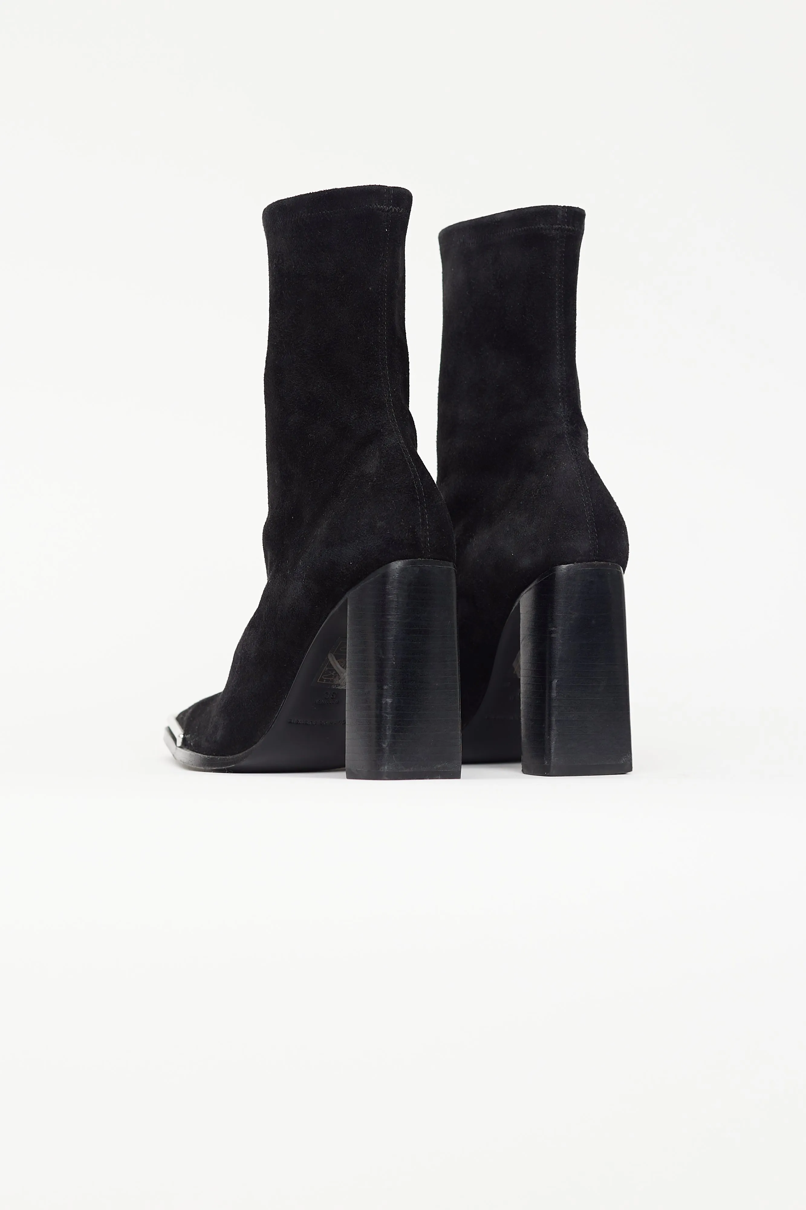 Black Suede Mascha Ankle Boot