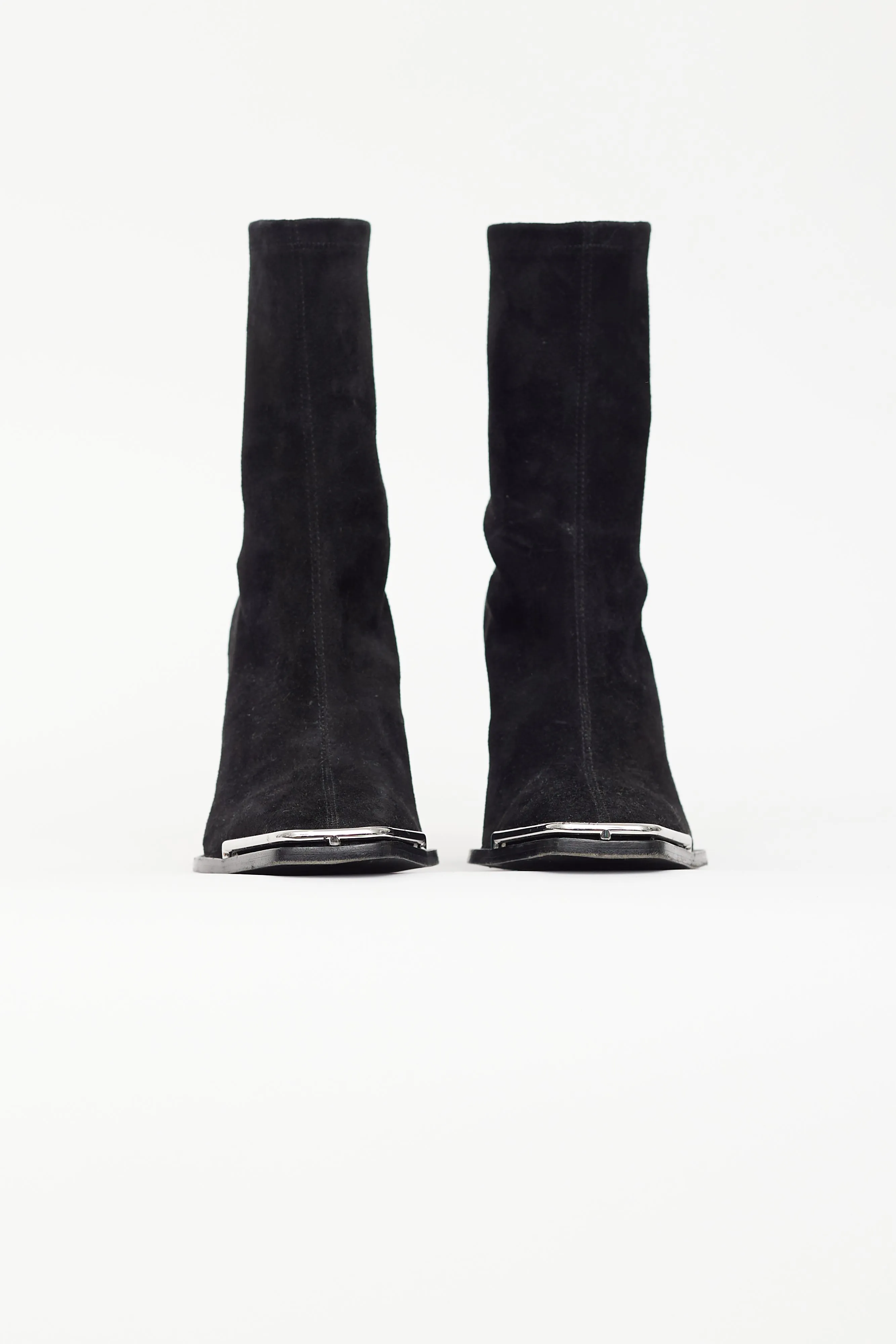 Black Suede Mascha Ankle Boot