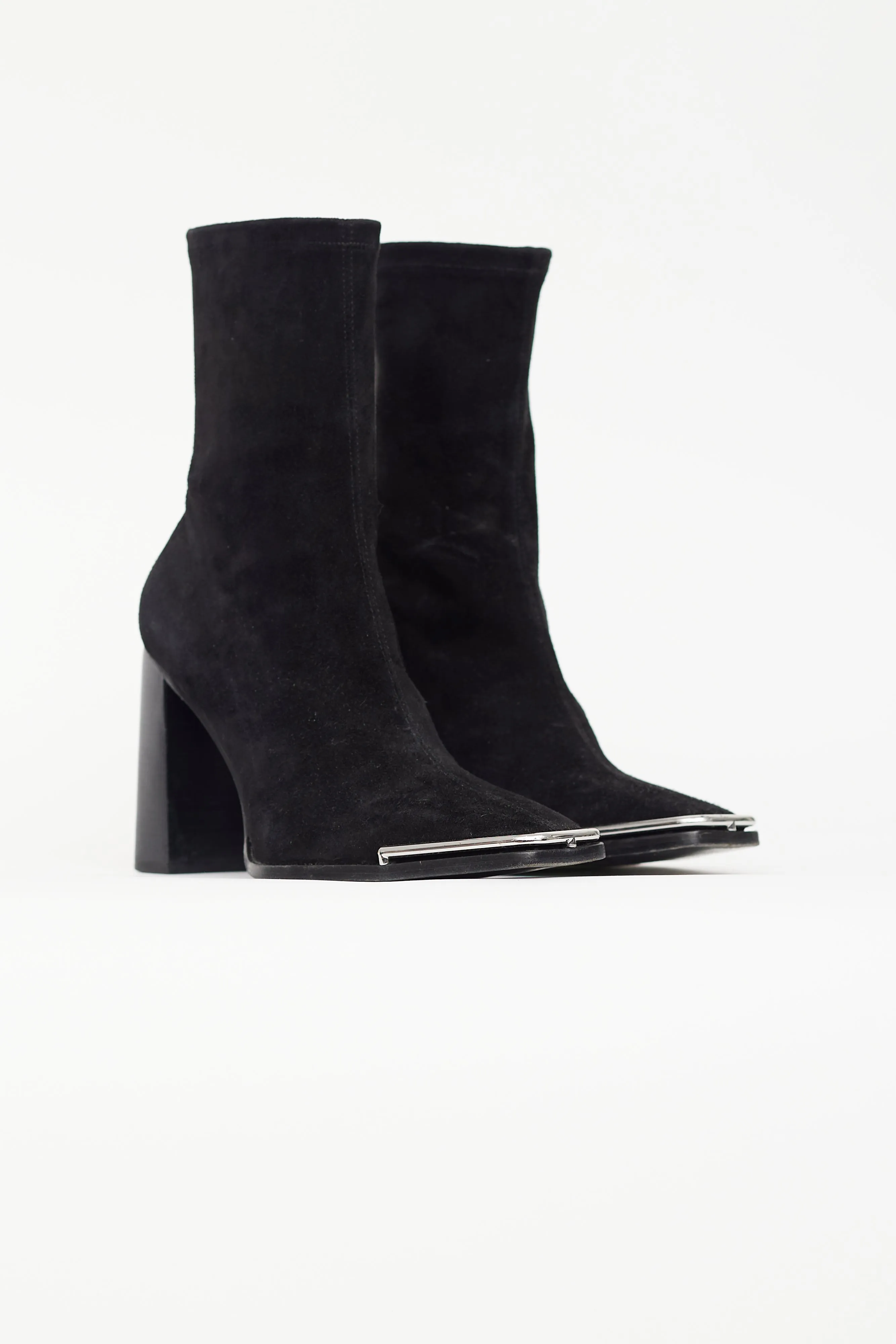 Black Suede Mascha Ankle Boot