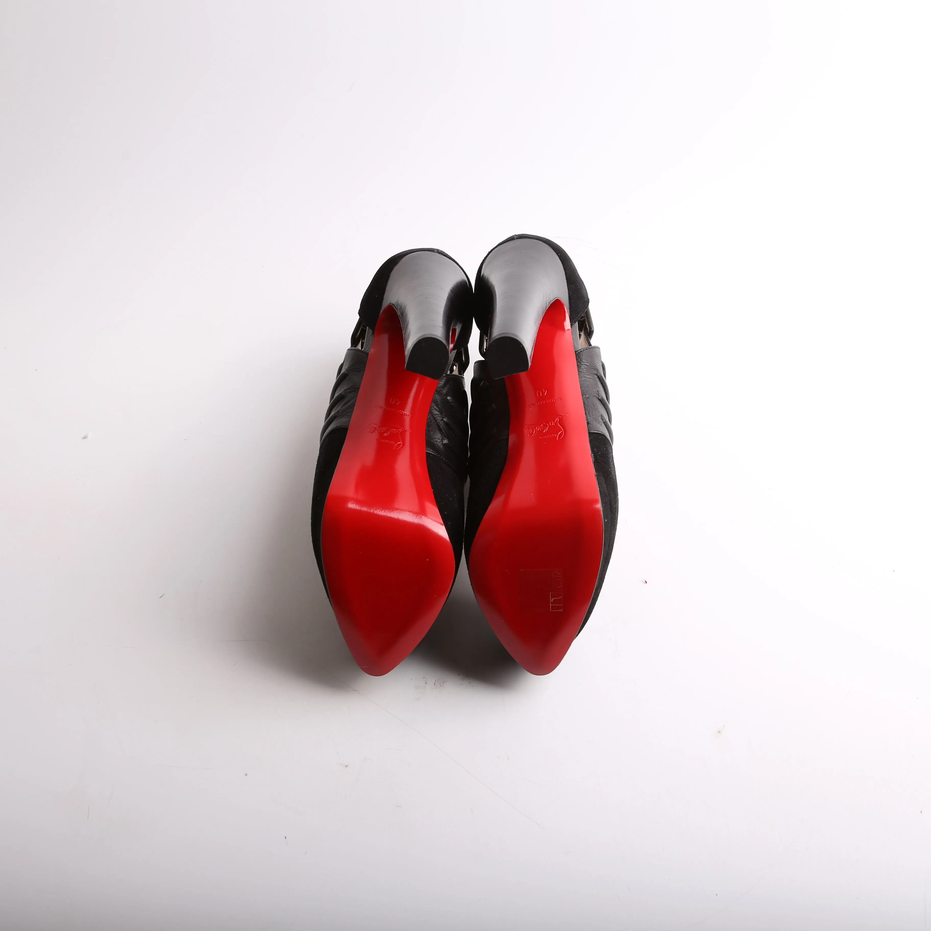 Bye Bye 160MM Suede/Clf Cutout Ankle Boots