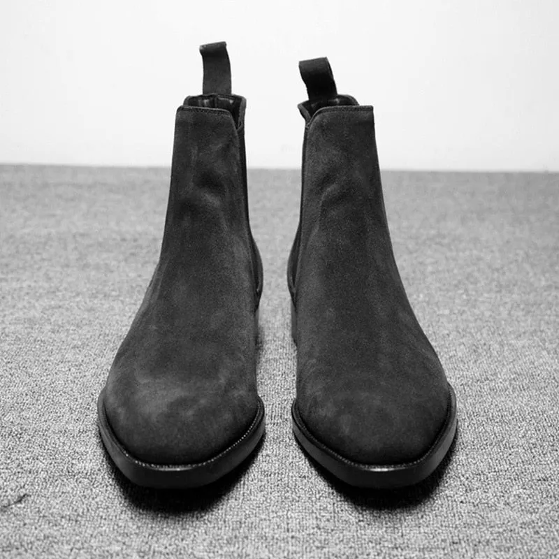 Casual Men's Suede High-top Ankle Boots