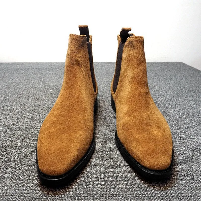 Casual Men's Suede High-top Ankle Boots