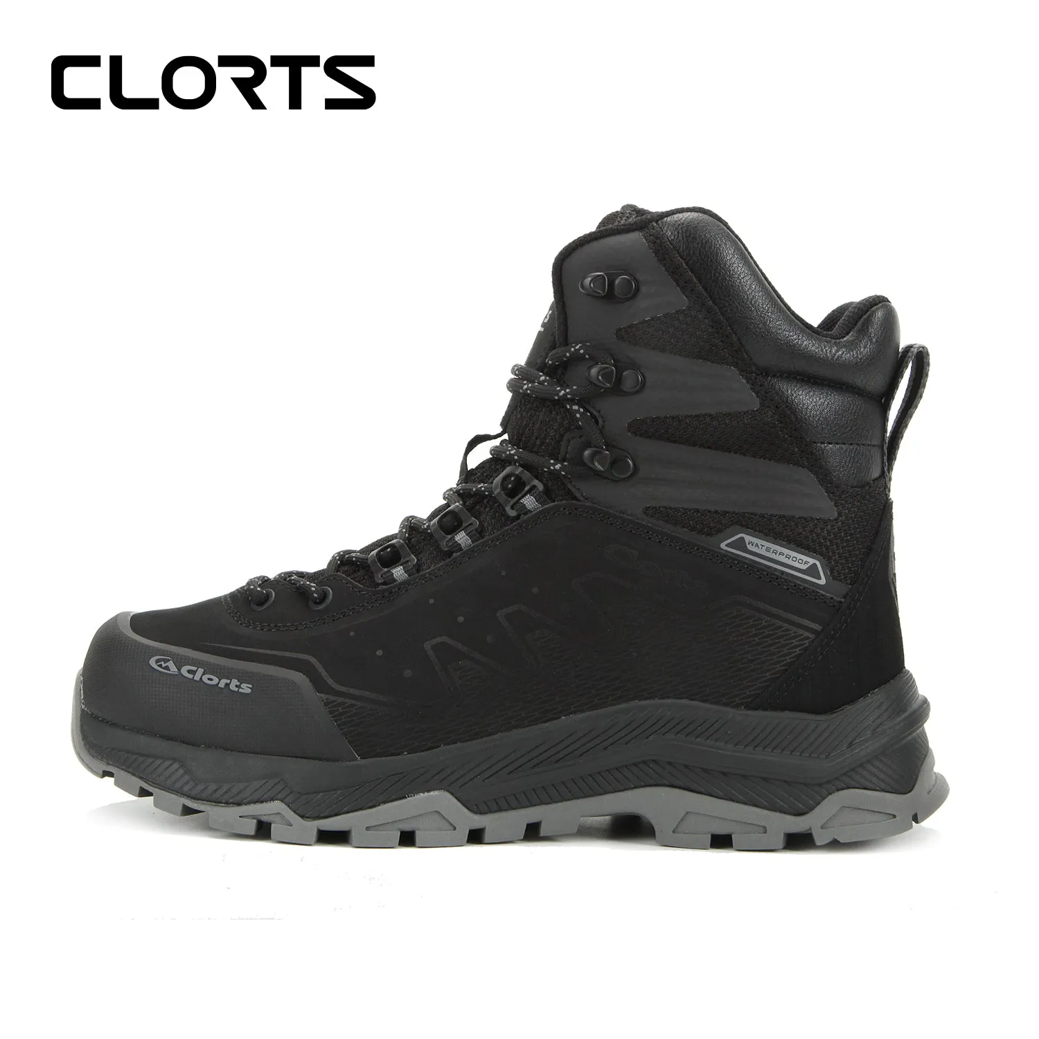 Clorts  Hiking Shoes Lightweight, Slip-Resistant Trail Hiking Shoes Durable High-Cut Hiking Boots with Breathable All-Terrain Design