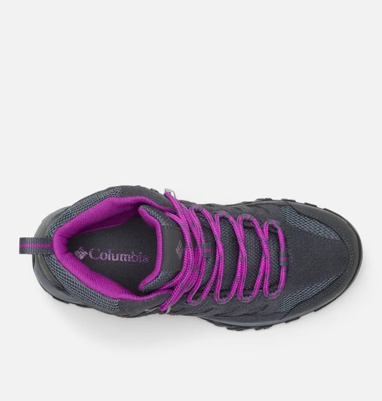 Columbia Women's Crestwood Mid Waterproof Boots- Graphite/ Bright Plum
