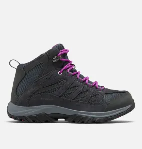 Columbia Women's Crestwood Mid Waterproof Boots- Graphite/ Bright Plum
