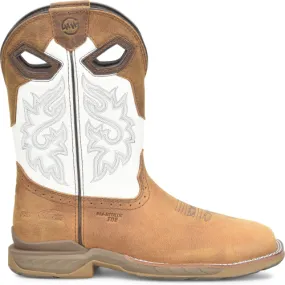 Double H Men's 11" Wide Square Toe Comp Toe Roper Work Boot -Brown- DH5426