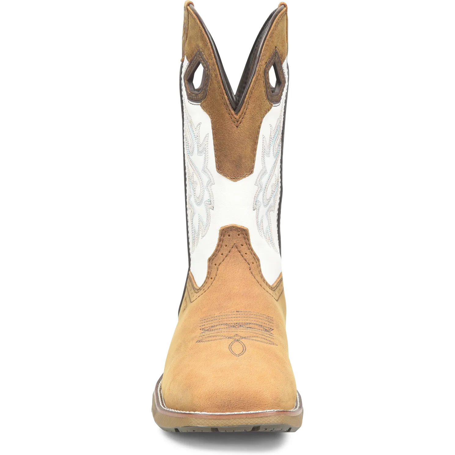 Double H Men's 11" Wide Square Toe Comp Toe Roper Work Boot -Brown- DH5426