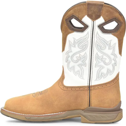 Double H Men's 11" Wide Square Toe Comp Toe Roper Work Boot -Brown- DH5426