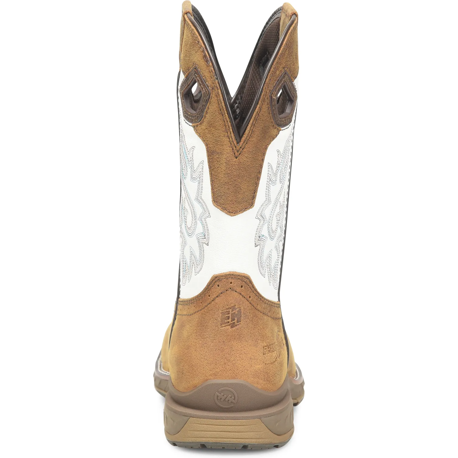 Double H Men's 11" Wide Square Toe Comp Toe Roper Work Boot -Brown- DH5426