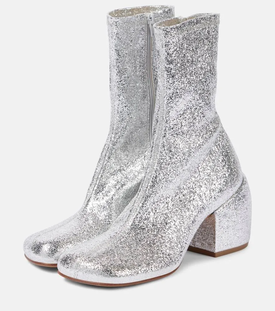 Dries Van Noten 65 embellished ankle boots