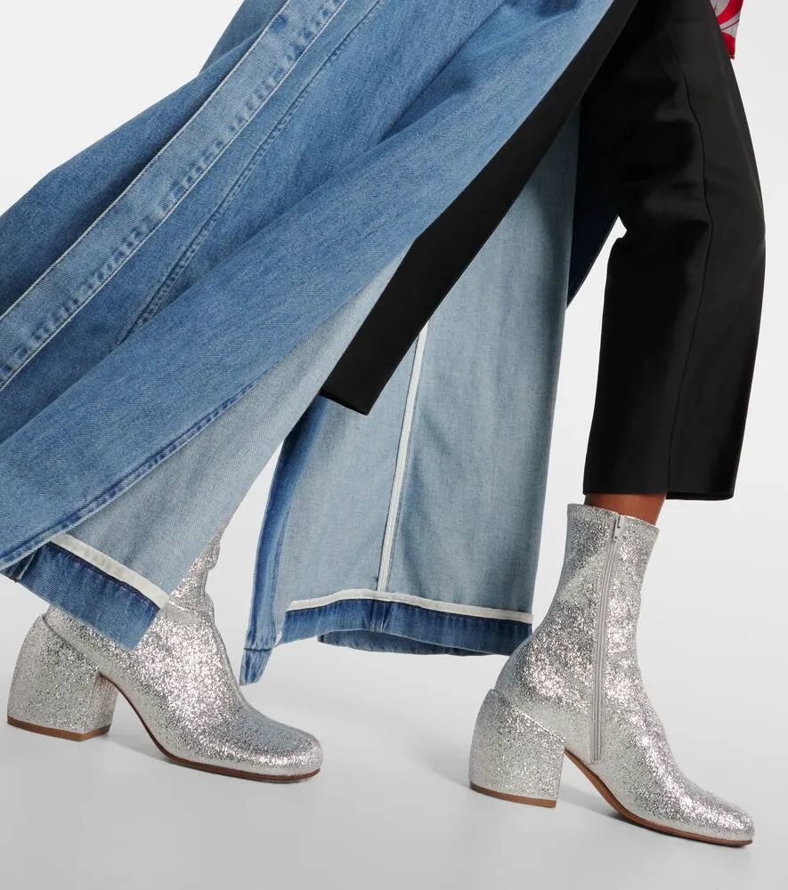 Dries Van Noten 65 embellished ankle boots