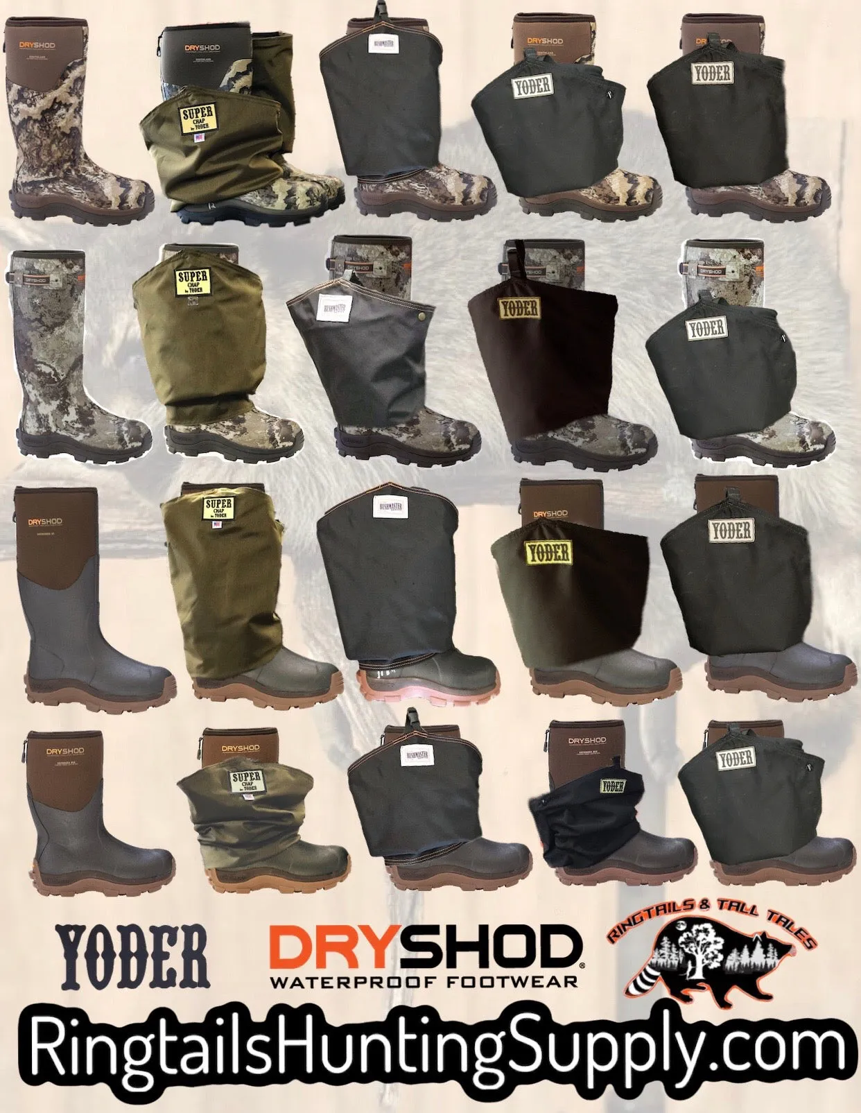 DRYSHOD Southland Men’s Hunting Boot w/ Optional Chaps