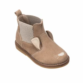 Elephantito Kids Chelsea Boots - Beige Teddy