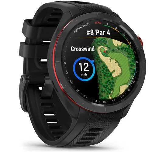Garmin Approach S70 Golf GPS Smartwatch - Black
