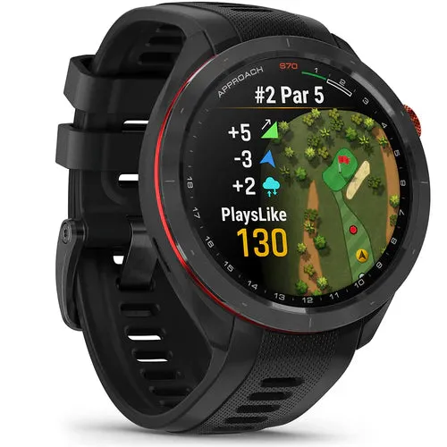 Garmin Approach S70 Golf GPS Smartwatch - Black