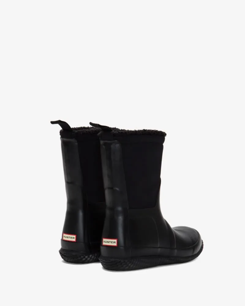 Hunter Kids BIG KIDS IN/OUT INSULATED BOOT BLACK