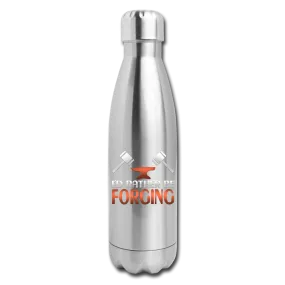 I'd Rather Be Forging Blacksmith Forge Hammer Insulated Stainless Steel Water Bottle