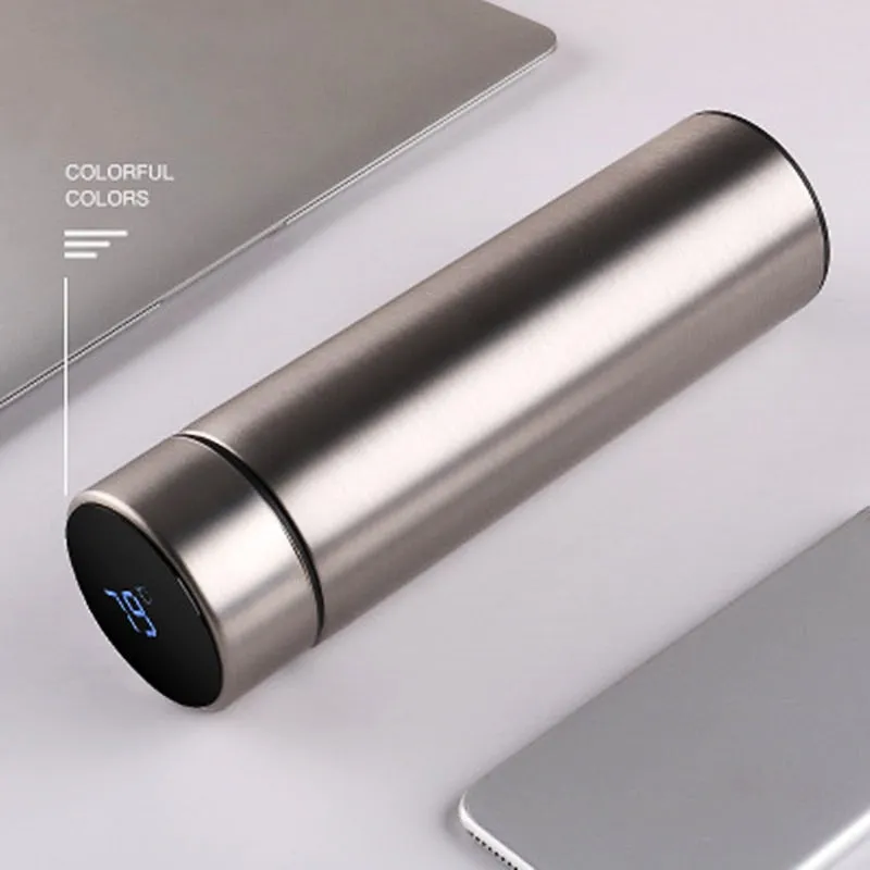 Insulated Water Bottle with Smart Touch Temperature Display