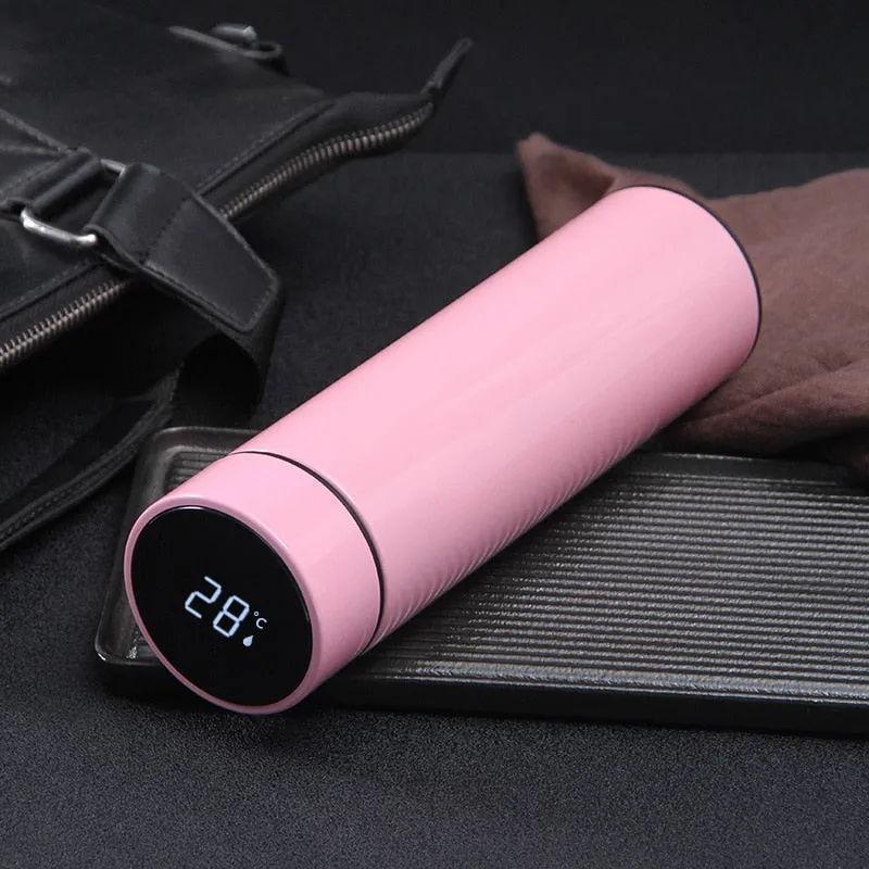 Insulated Water Bottle with Smart Touch Temperature Display