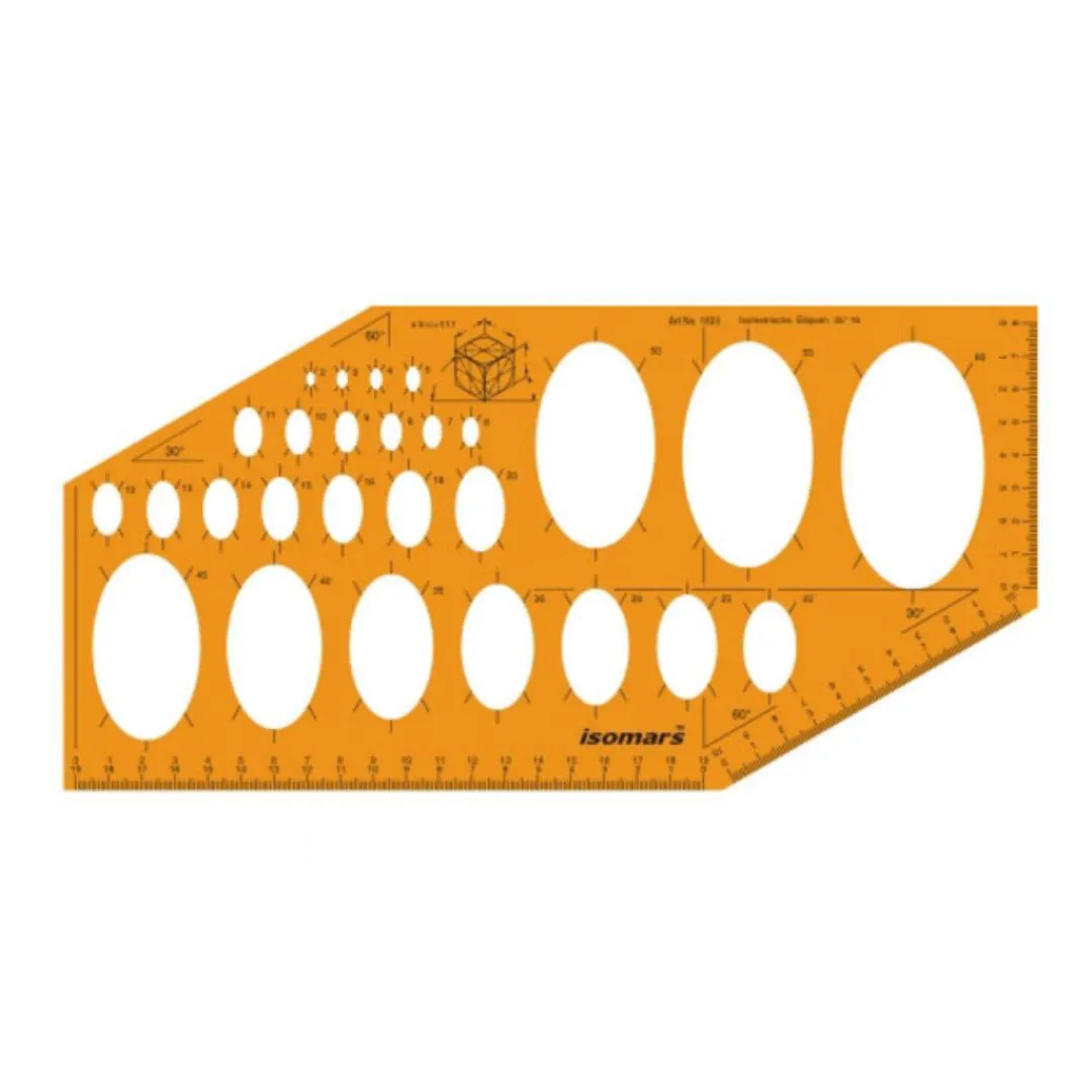 Isomars Moulded Elipse Template