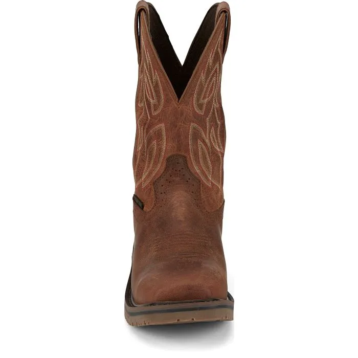 JUSTIN WOLFE 11" NANO COMP TOE RUSSETT BROWN