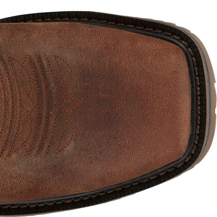 JUSTIN WOLFE 11" NANO COMP TOE RUSSETT BROWN