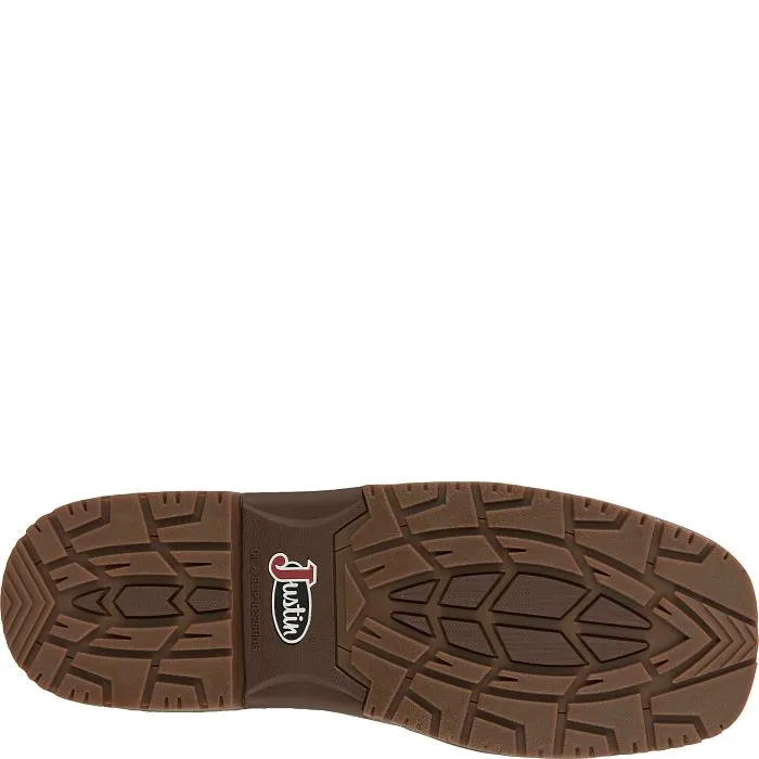 JUSTIN WOLFE 11" NANO COMP TOE RUSSETT BROWN