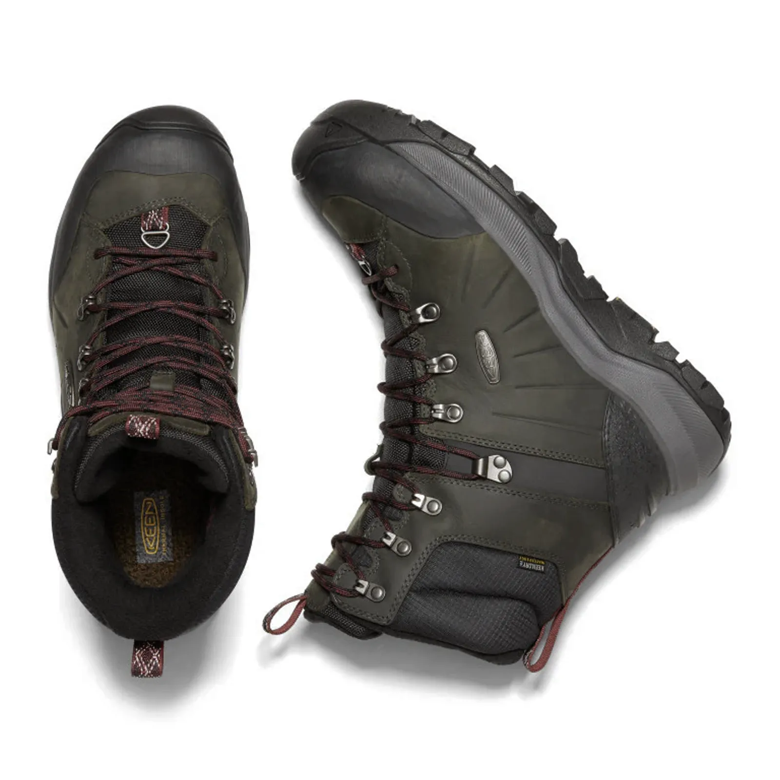 Keen Revel IV High Polar Boot (Men) - Magnet/Red Carpet