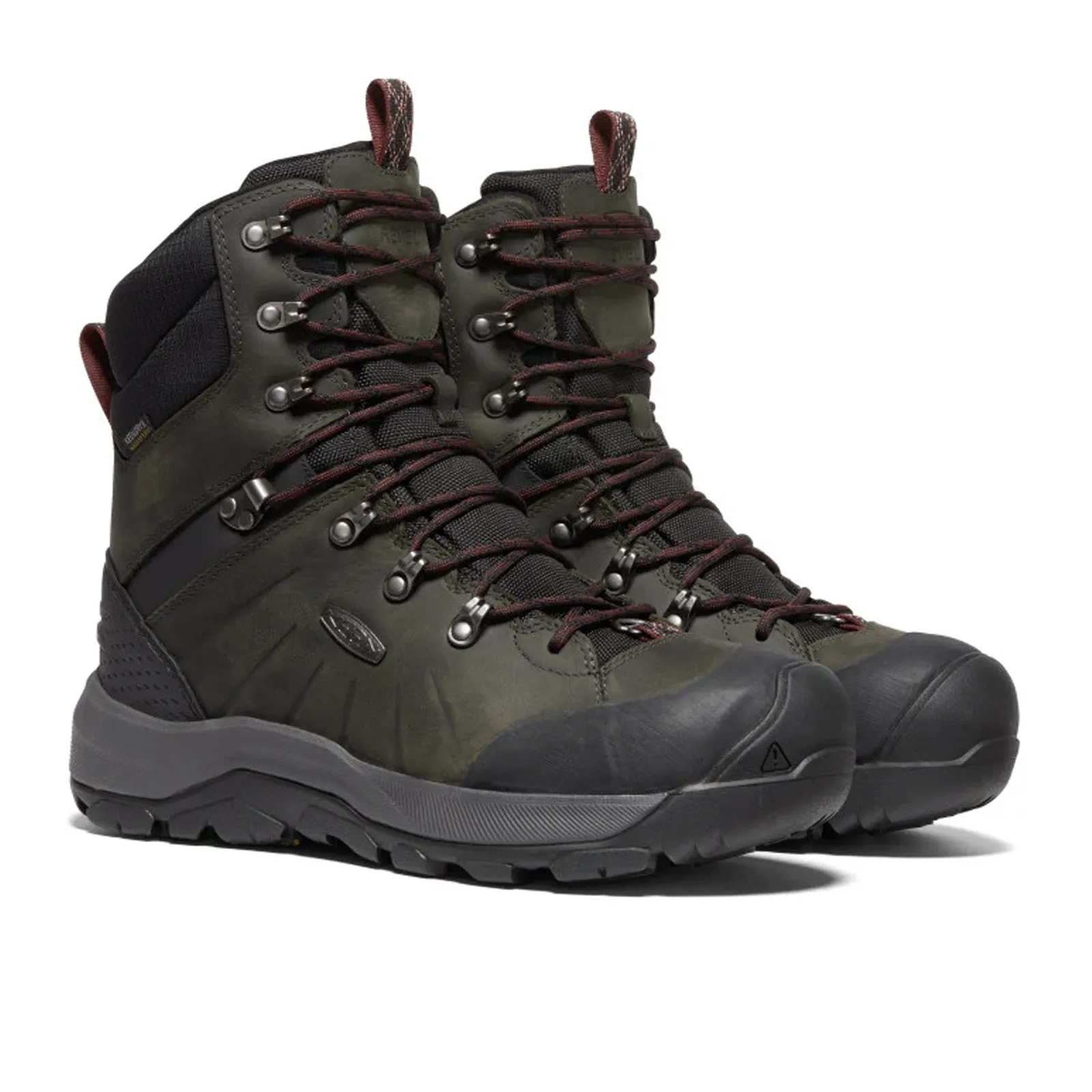 Keen Revel IV High Polar Boot (Men) - Magnet/Red Carpet