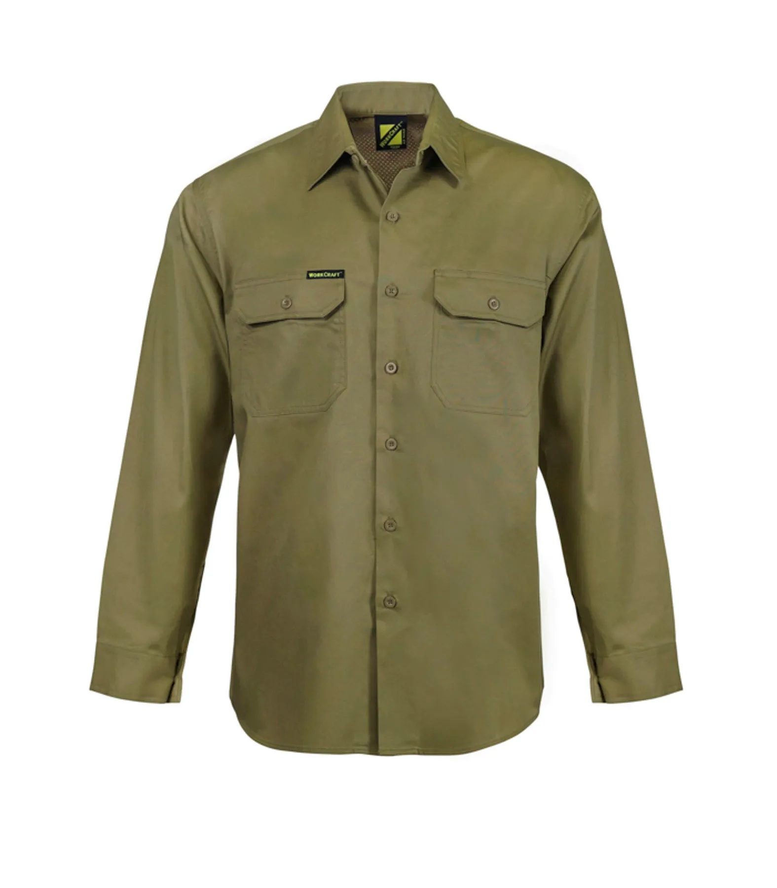Lightweight Long Sleeve Vented Cotton Drill Shirt (NC-WS4011)