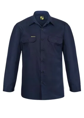 Lightweight Long Sleeve Vented Cotton Drill Shirt (NC-WS4011)