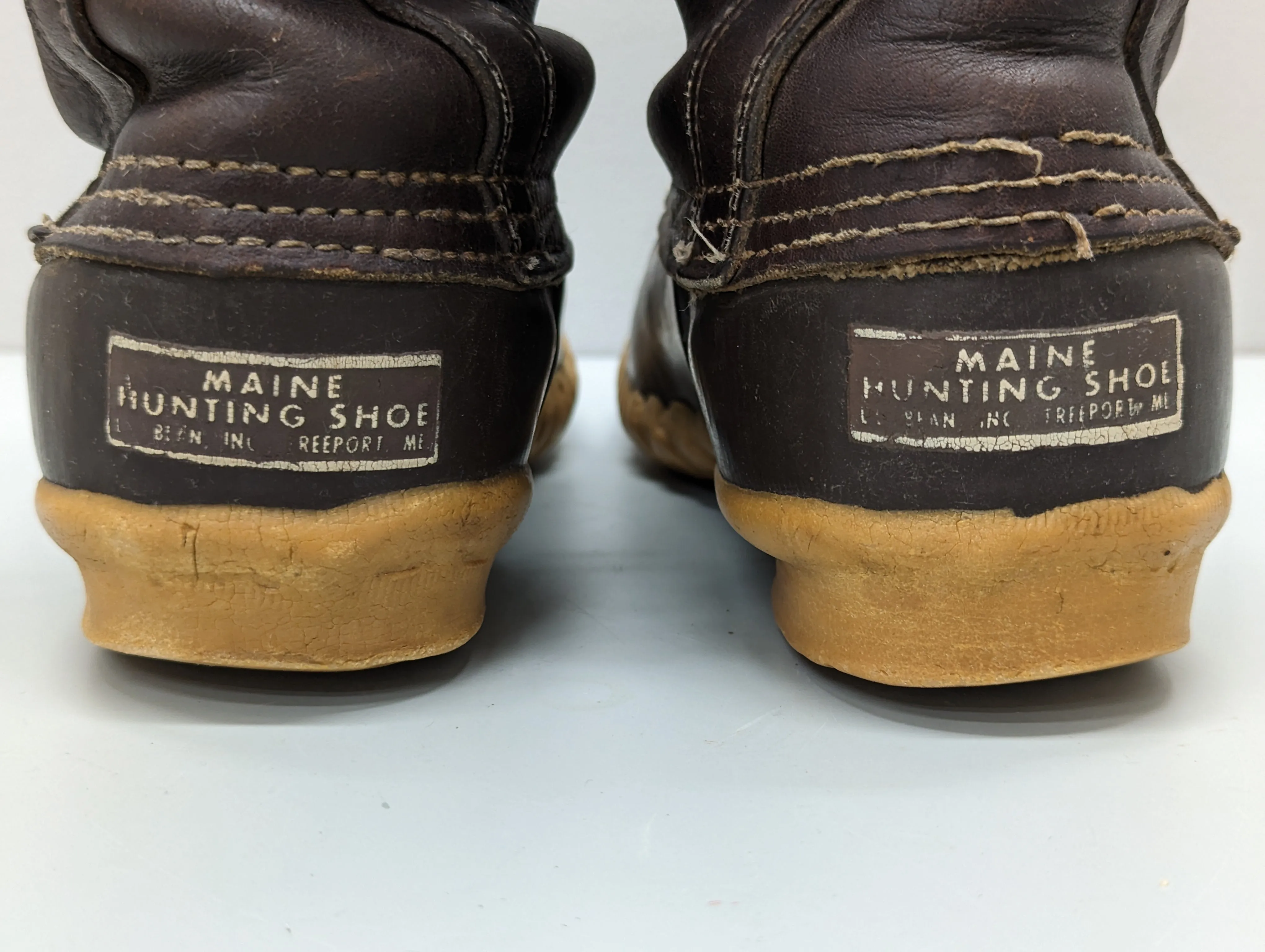 LL Bean Maine Hunting Boots 13' Men's Size 7M - 1962