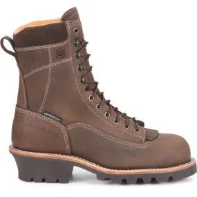 Men's 8 inch Birch Composite Toe Logger Work Boots CA7522