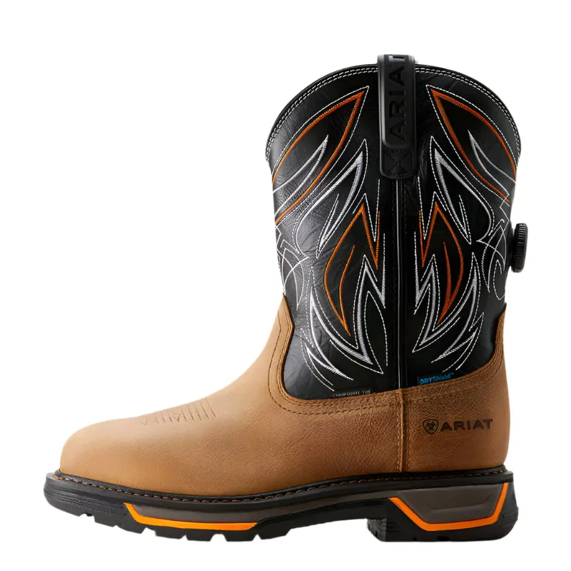 Men's Ariat Big Rig BOA Waterproof Composite Toe Work Boot 10053617