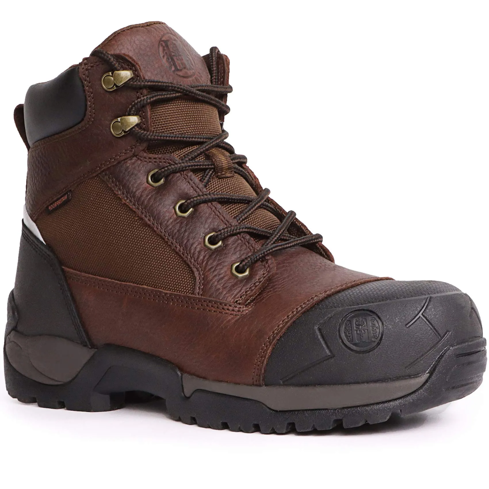MK1126 Working Shoes for Men 6" Composite Toe Waterproof  Non-Slip Puncture-Proof Safety Anti-Static Work Boots