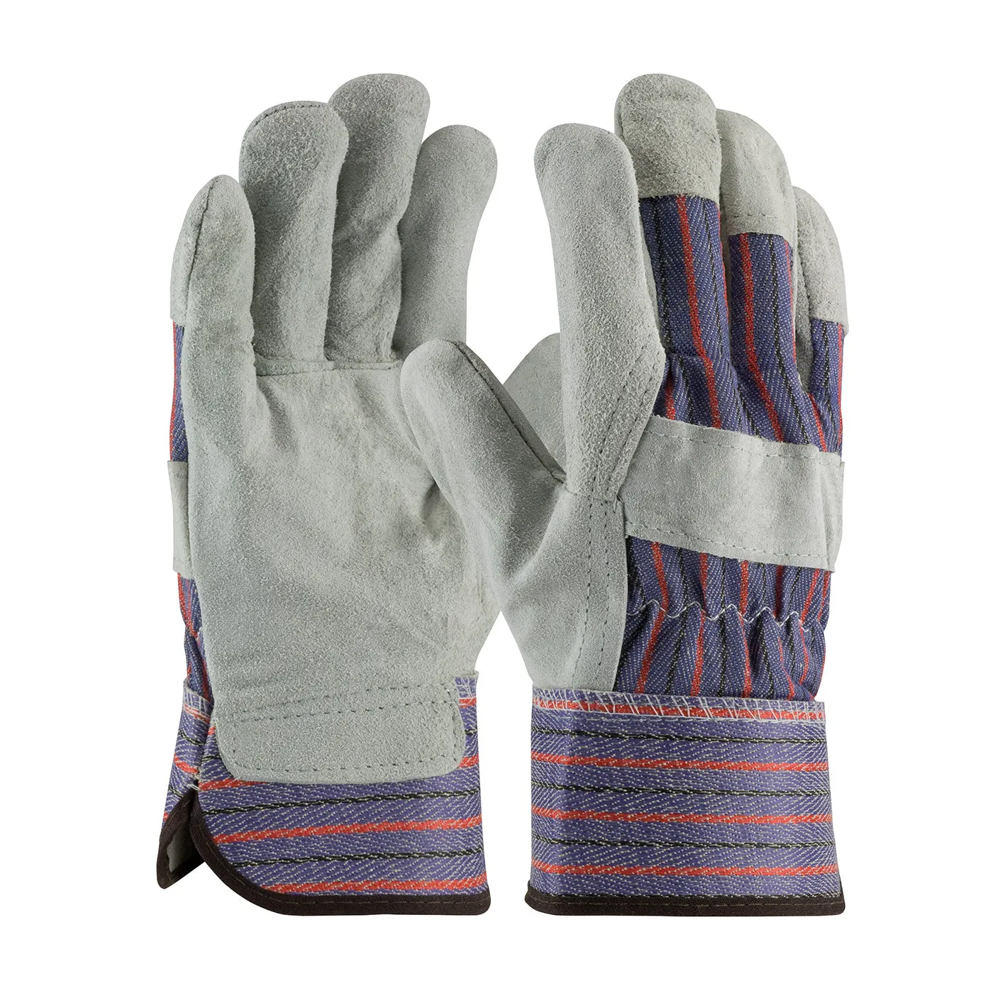 PIP 85-7500 Shoulder Split Cowhide Leather Palm Fabric Back Safety Glove(One Dozen)