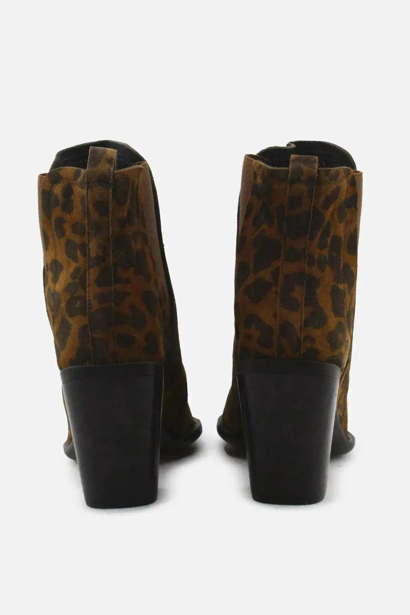 Pons Quintana Stretchable Block Heels Ankle Boots | Suede