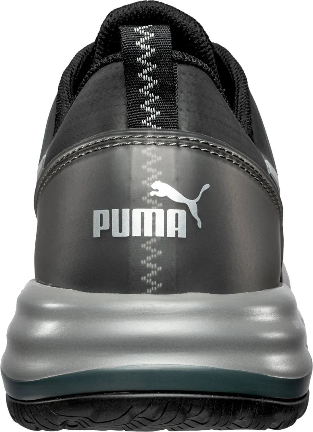 Puma Safety Mens Charge Low ASTM SD Black Textile Work Shoes