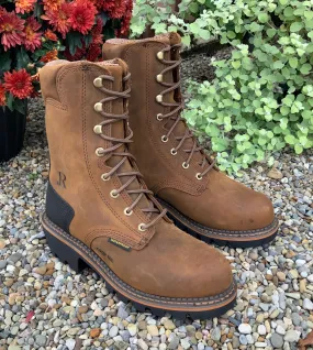R. Watson Men's Peanut Cowhide Waterproof Composite Toe Insulated Work Boots RW1300-CT-WI