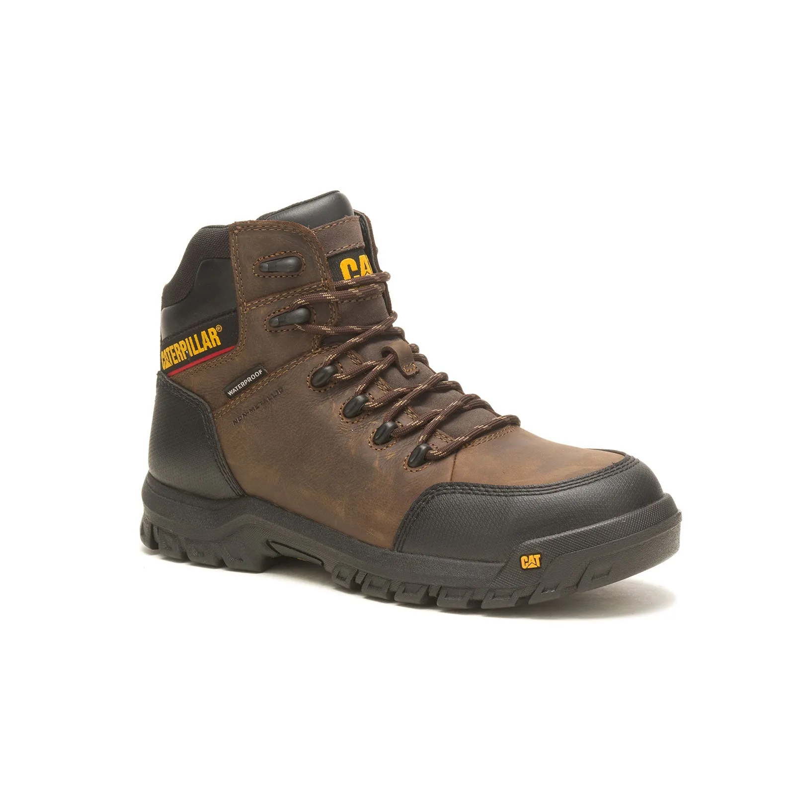 Resorption Composite-Toe Waterproof Work Boot Seal Brown