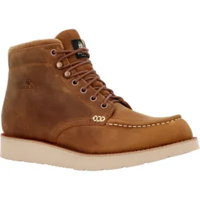 Rocky Monocrepe Wedge Men's 6” Composite Toe Work Boots Rkk0471 In Brown