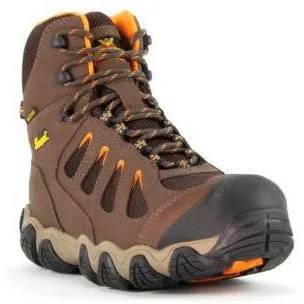 Thorogood Men's Crosstrex 6" Hiker Waterproof Comp Work Boot -Brown- 804-4296