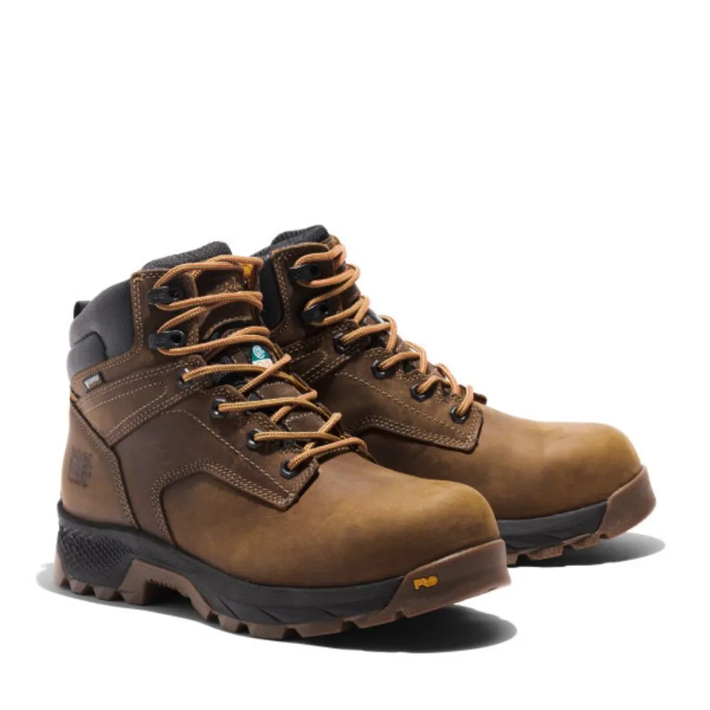 Timberland PRO Titan Men's 6" Waterproof Composite Toe Work Boot TB0A5T87214 - Brown