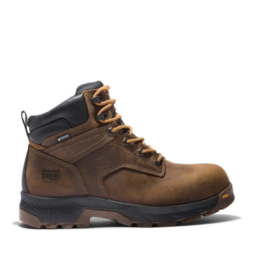 Timberland PRO Titan Men's 6" Waterproof Composite Toe Work Boot TB0A5T87214 - Brown